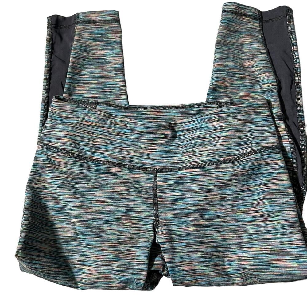 Zella women's small cropped multi colored legggings
